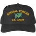 U.S. Army Special Forces with Flag Custom Embroidered Cap