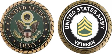 U.S. Army Staff Sergeant Veteran Challenge Coin
