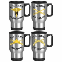 U.S. Army Stainless Steel Branch Travel Mugs Thumbnail Illustration
