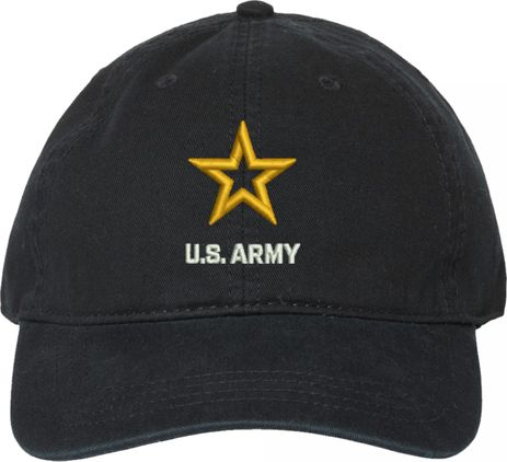 U.S. Army Star Logo Unstructured Dad Cap