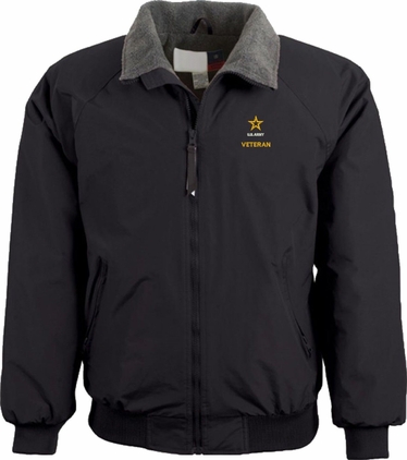 U.S. Army Veteran Black 3-Season Jacket X-Large