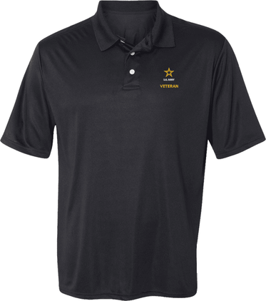 U.S. Army Veteran Moisture Wicking Polo