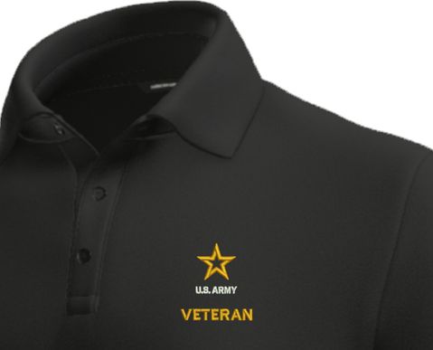 U.S. Army Veteran Moisture Wicking Polo