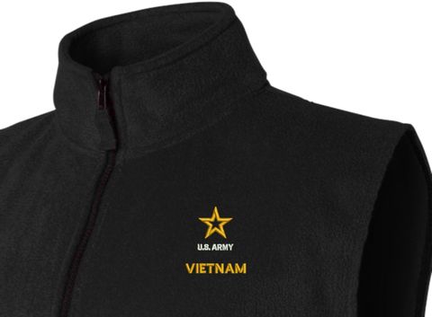 U.S. Army Vietnam Full-Zip Fleece Vest