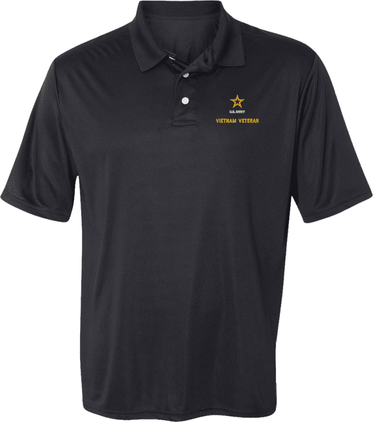 U.S. Army Vietnam Veteran Moisture Wicking Polo
