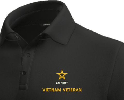 U.S. Army Vietnam Veteran Moisture Wicking Polo