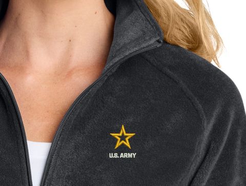 U.S. Army Star Logo Women's Fleece Jacket