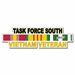 U.S. Army Task Force South Vietnam Veteran Window Strip Decal