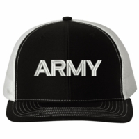 U.S. Army Text Only Mesh Back Caps Thumbnail Illustration