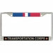 U.S. Army Transportation Corps Kosovo Veteran License Plate Frame