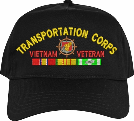 U.S. Army Transportation Corps Vietnam Veteran Embroidered Cap