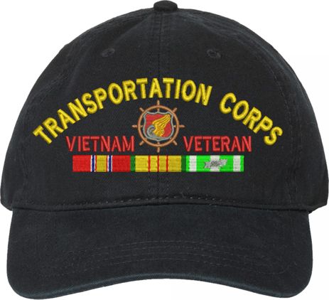 U.S. Army Transportation Corps Vietnam Veteran Unstructured Dad Cap