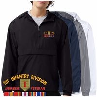 U.S. Army Unit Insignia Afghanistan Veteran Hooded Windbreakers Thumbnail Illustration