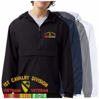 U.S. Army Unit Insignia Vietnam Veteran Hooded Windbreakers Thumbnail Illustration