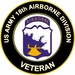 U.S. Army Veteran 18th Airborne Division Sticker Decal