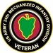 U.S. Army Veteran 24th Mechnized Infantry Division Sticker