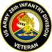 U.S. Army Veteran 28th Infantry Division Unit Crest Sticker