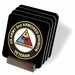U.S. Army Veteran 2nd Armored Division Coasters - Set of 4