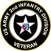 U.S. Army Veteran 2nd Infantry Division Sticker Decal