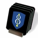 U.S. Army Veteran 8TH INFANTRY DIVISION UC Coasters - Set of 4