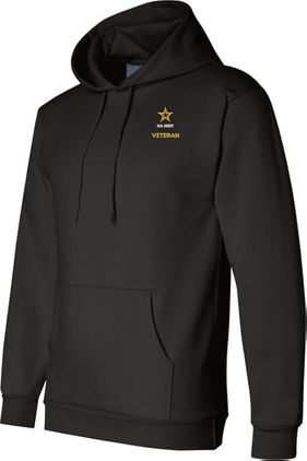 U.S. Army Veteran Black Hoodie X-Large