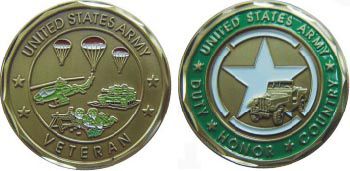 U.S. Army Veteran Challenge Coin
