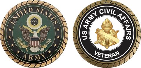 U.S. Army Veteran Civil Affairs Challenge Coin