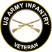 U.S. Army Veteran Infantry Sticker Decal