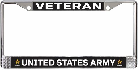 U.S. Army Veteran License Plate Frame