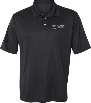 U. S. Army Veteran Moisture Wicking Polo