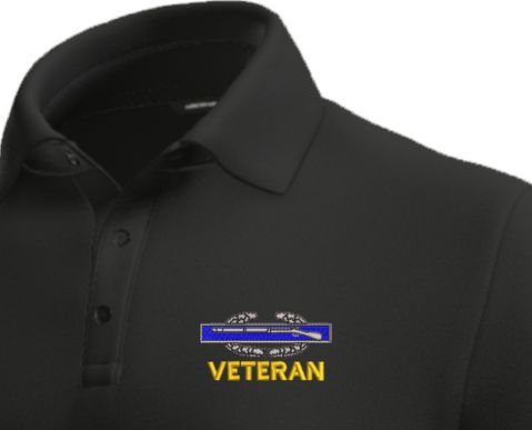 U.S. Army Veteran (CIB) Moisture Wicking Polo