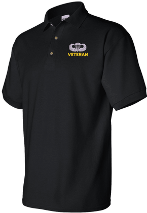 U.S. Army Veteran Jump Wings Polo