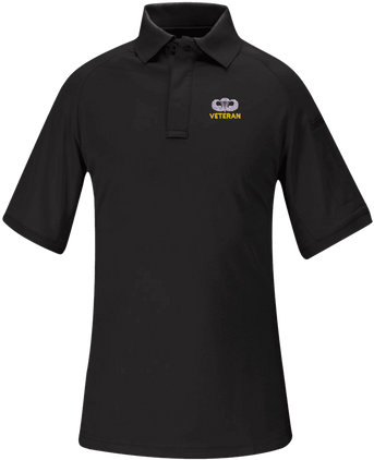 U.S. Army Veteran Jump Wings Propper Snag Free Polo