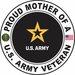 U.S. Army Veteran Proud Mother Decal