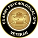 U.S. Army Veteran Psychological Ops Sticker Decal