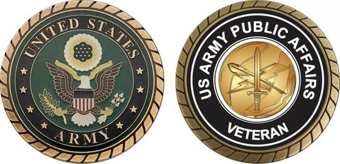 U.S. Army Veteran Public Affairs Challenge Coin