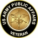 U.S. Army Veteran Public Affairs Sticker Decal