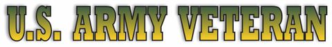 U.S. Army Veteran Window Strip