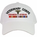 U.S. Army Veterinary Corps Afghanistan Veteran Embroidered Cap