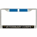 U.S. Army Veterinary Corps Korea Veteran License Plate Frame