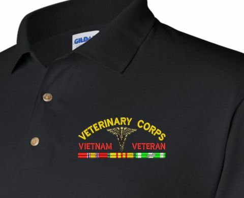 U.S. Army Veterinary Corps Vietnam Veteran Polo