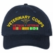 U.S. Army Veterinary Corps Vietnam Veteran Unstructured Dad Cap