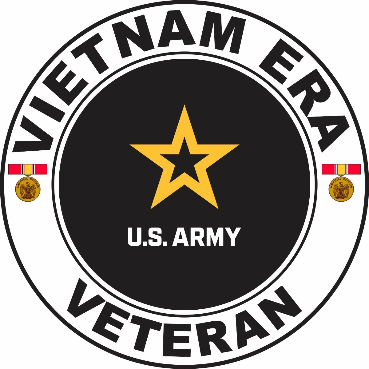 “I Served” Veteran Oval Sticker Decal – Vinyl Window Decal For Cars, Trucks, USA Made, Supports Vets