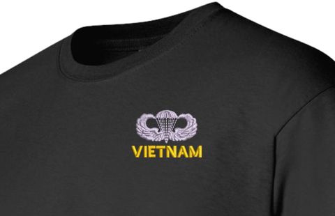 U.S. Army Vietnam Jump Wings Long Sleeve T-Shirt
