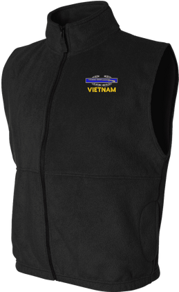 U.S. Army Vietnam (CIB) Full-Zip Fleece Vest
