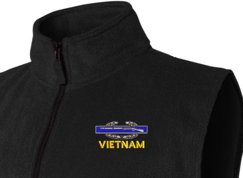 U.S. Army Vietnam (CIB) Full-Zip Fleece Vest
