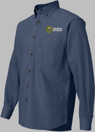 U.S. Army Vietnam Veteran Denim Shirt