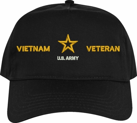 U.S. Army Vietnam Veteran Embroidered Cap