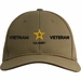U.S. Army Vietnam Veteran Embroidered Cap
