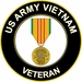 U.S. Army Vietnam Veteran Medal Sticker Decal